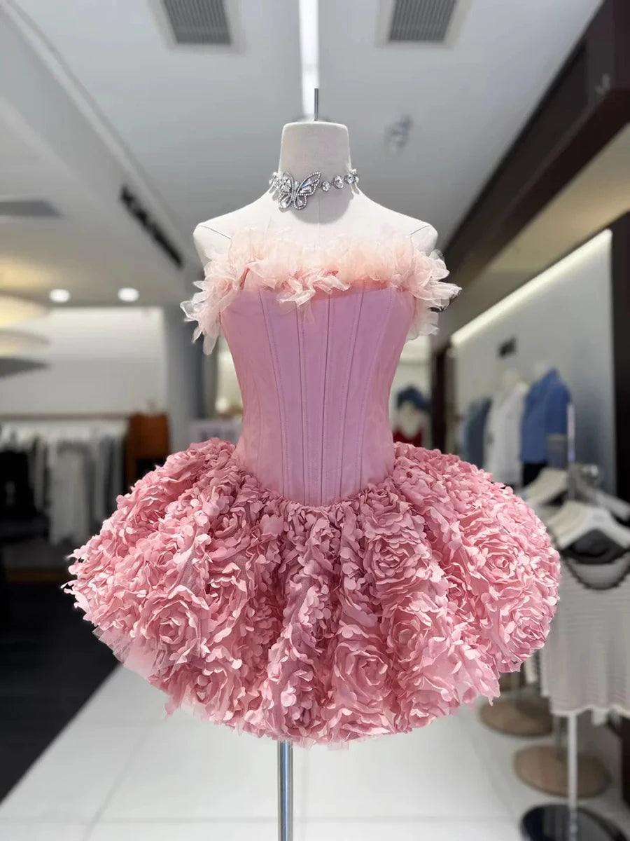 Princessa Floral Vorset Mini Dress