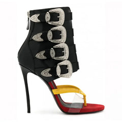 Buckle Strap High Heels