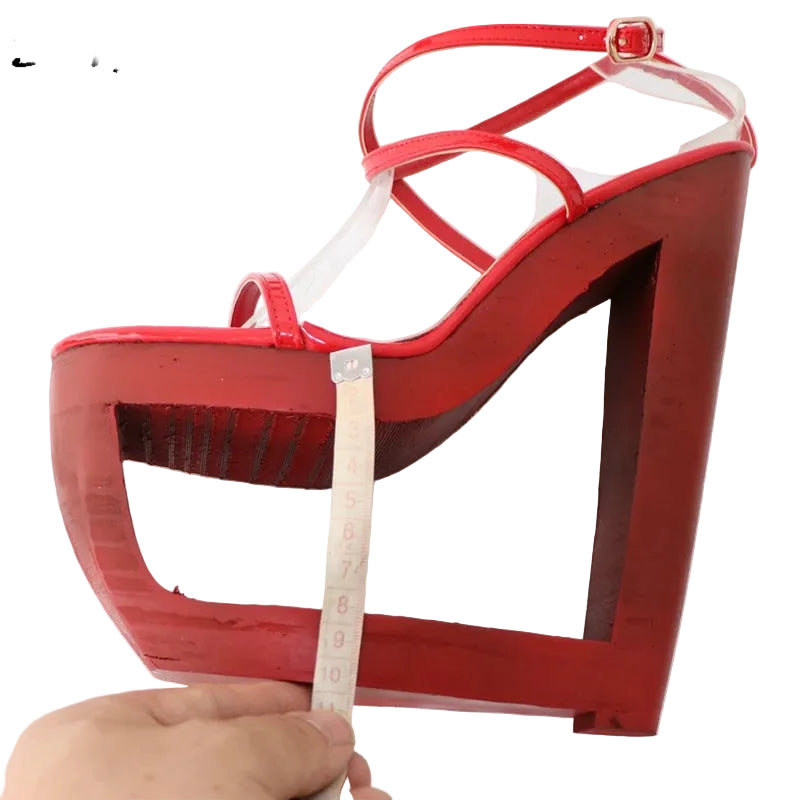 Stunt Queen Wedge High Heels