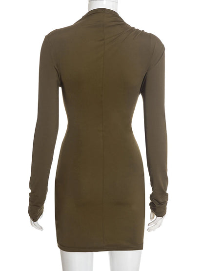 Anila Ruched Mini Dress
