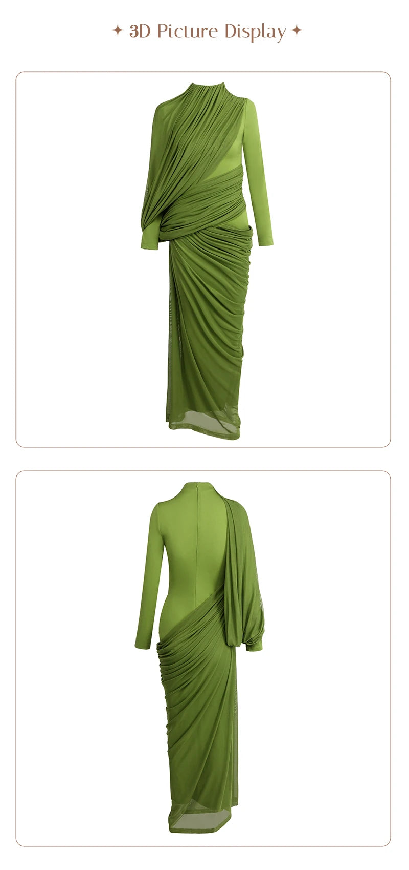 Rosa Pleated Maxi Dress