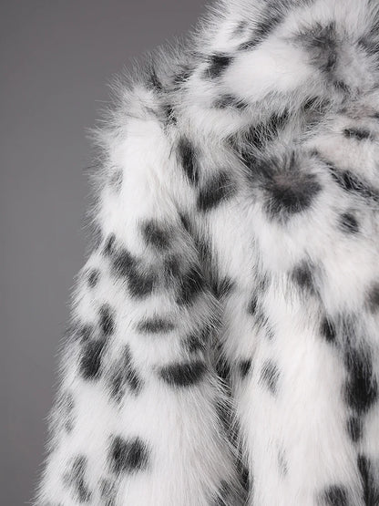Opulent Fur Plush Coat
