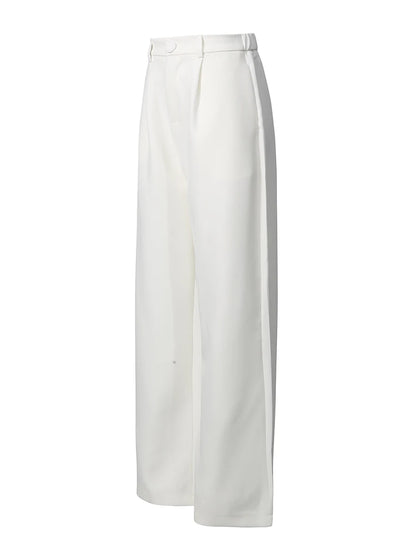 Chic Beaded Blazer Pants Set