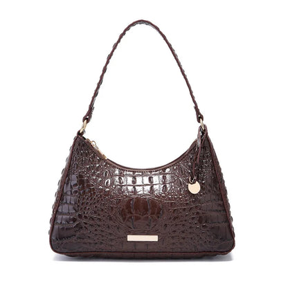 Reptile Luxe Shoulder Handbag