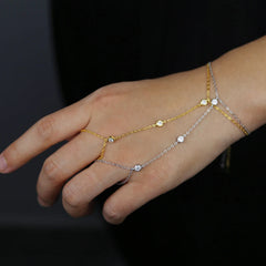 Charm Ring Wrist Bracelet