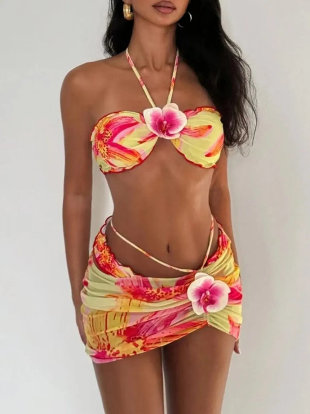 Orchid Waves ikini 3pcs Set