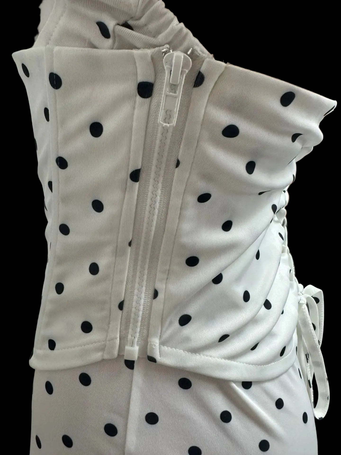 Polka Dot Corset Romper