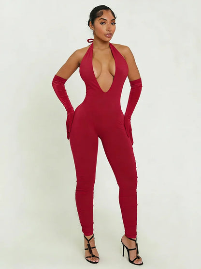 Shelli V-Neck Jumpsuit