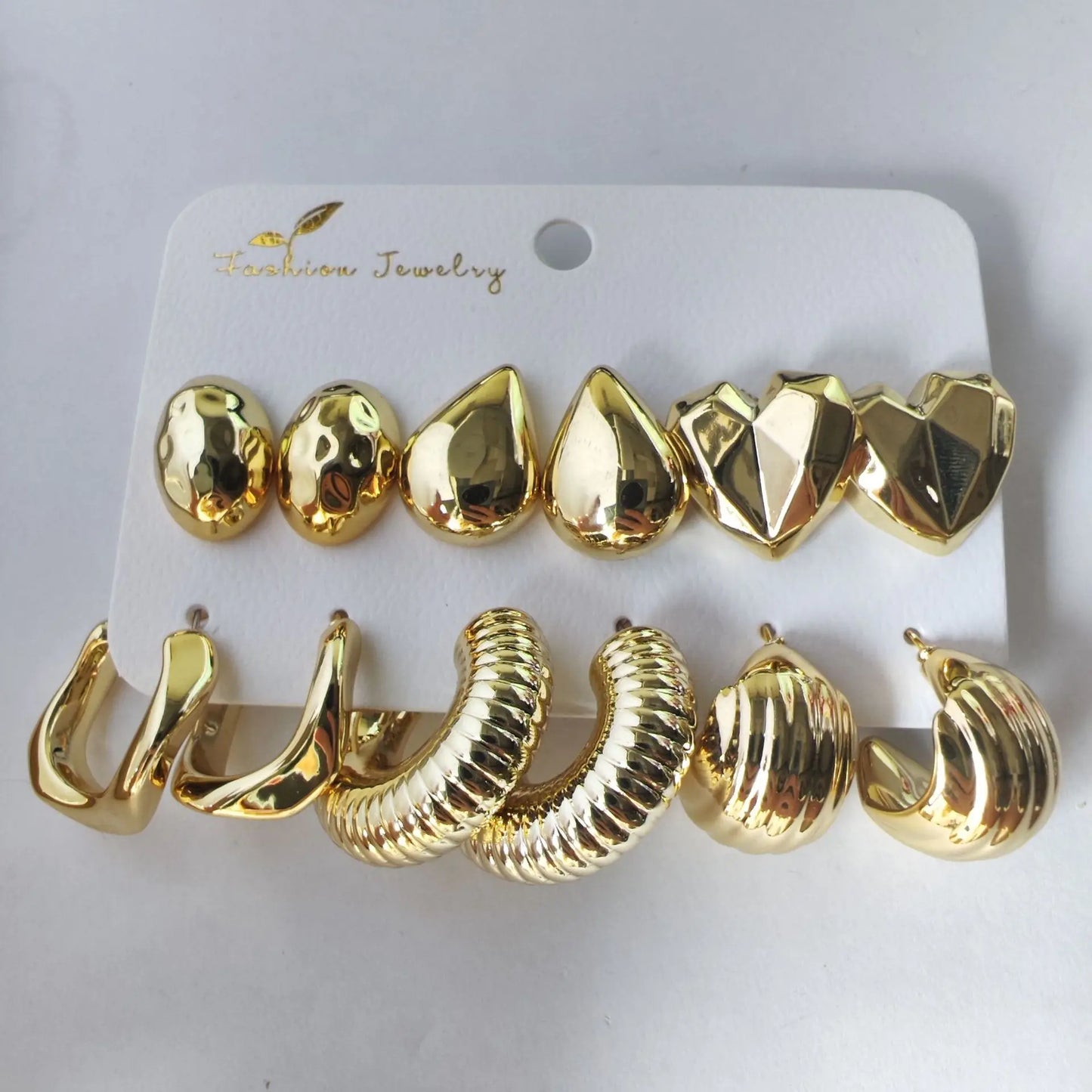 12Pcs Vintage Earrings Set