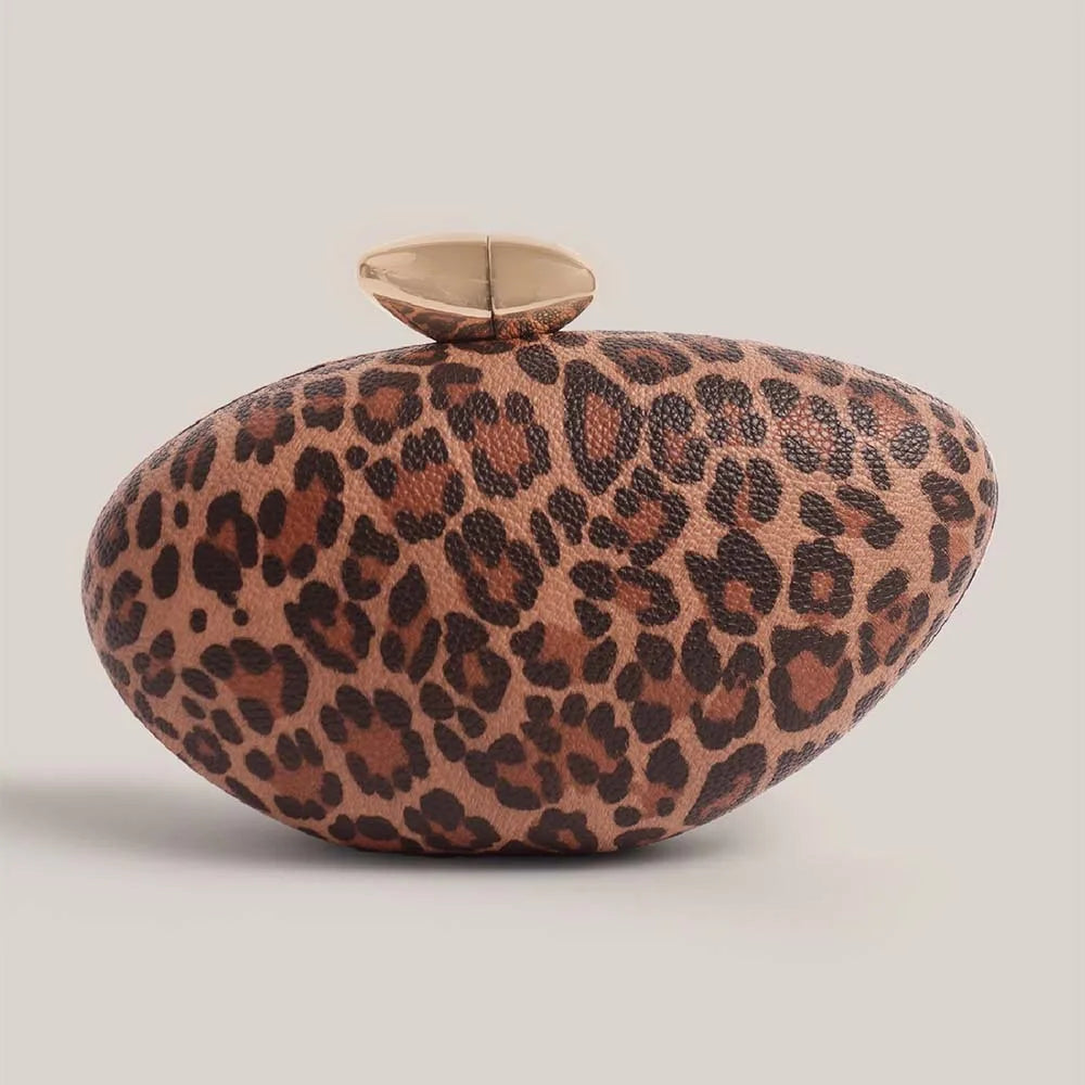 Shell Pearl Marble Clutch Purse