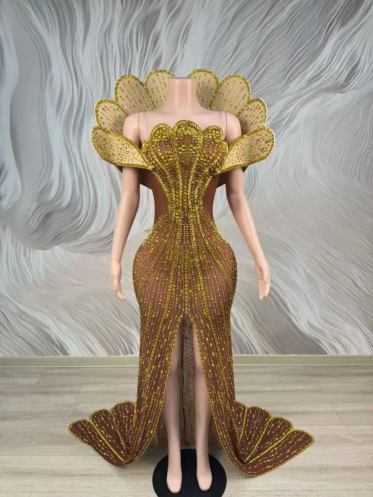 Empress Rhinestone Maxi Dress