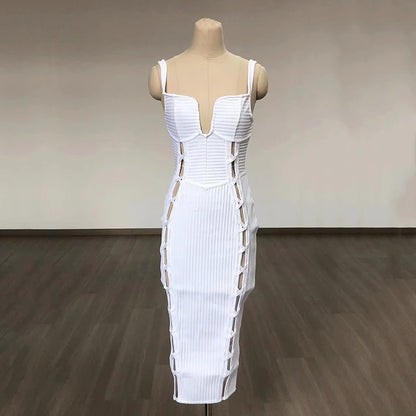 No Cuts Given Bandage Midi Dress