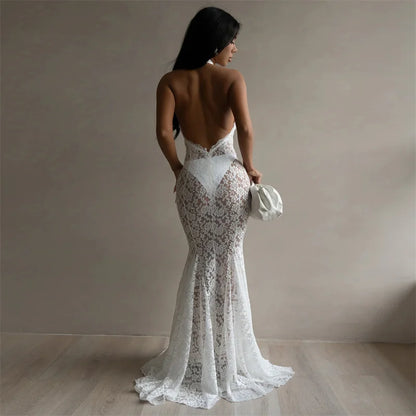 Floral Lace Maxi Dress