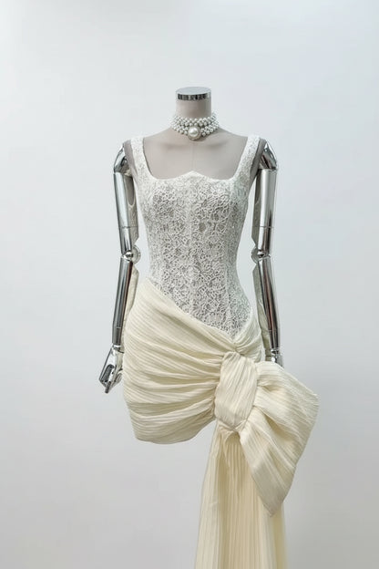 Bow Corset Mini Dress