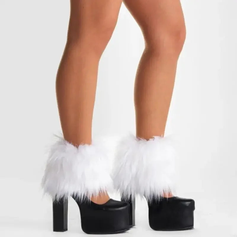 Fur Fuzzy Leg Warmer