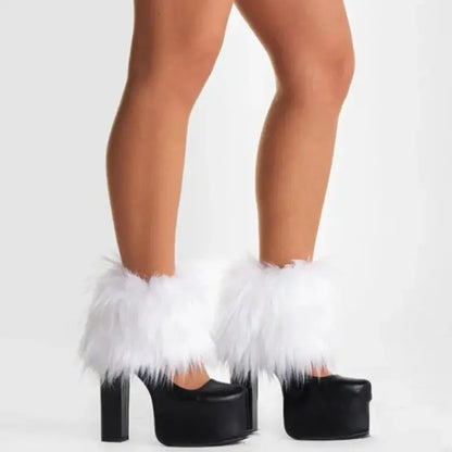 Fur Fuzzy Leg Warmer