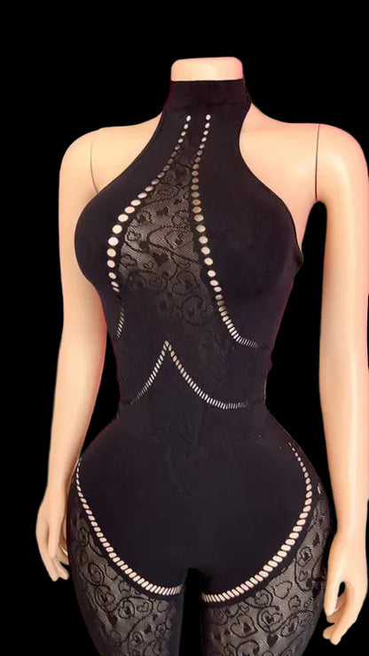 Michelda Mesh Jumpsuit