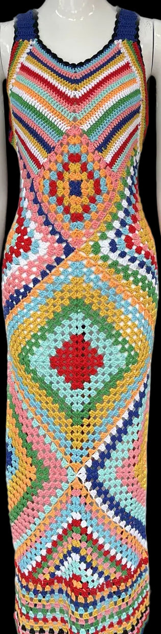 Bora Crochet Maxi Dress