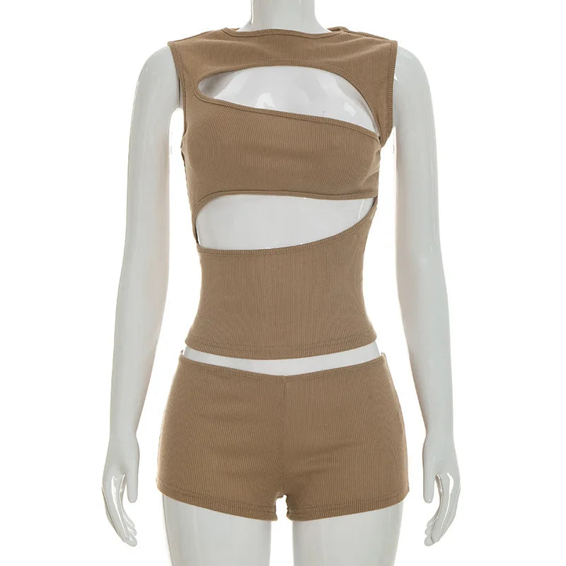 Mercilia Cropped Short Set