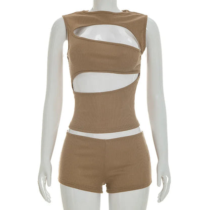 Mercilia Cropped Short Set