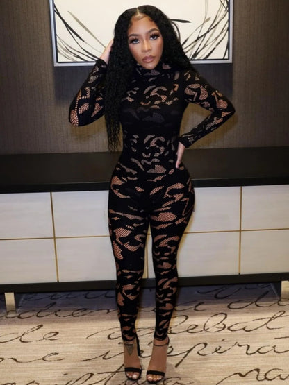 Ayda Mesh Jumpsuit