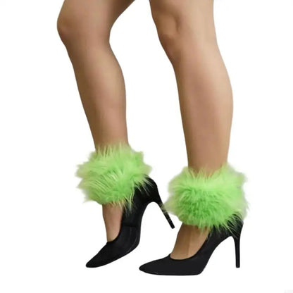 Fur Fuzzy Leg Warmer