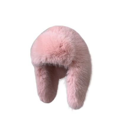 Plush Earflap Fur Hat