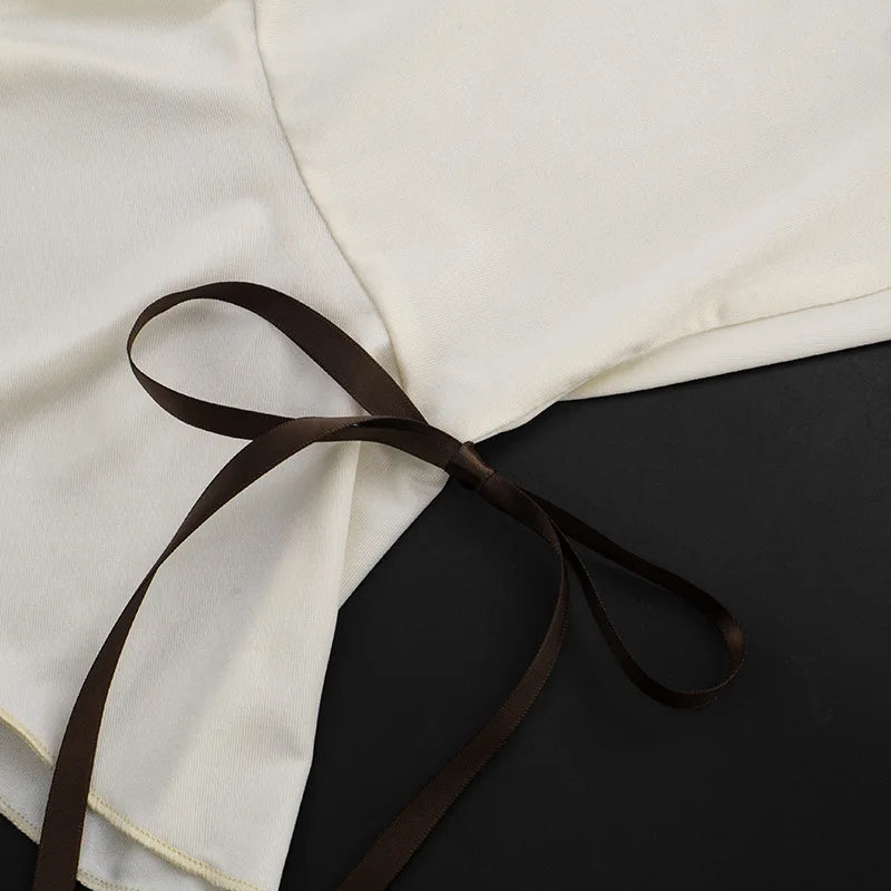 Bowknot Backless Jumpsuit