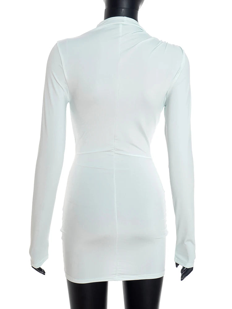 Anila Ruched Mini Dress
