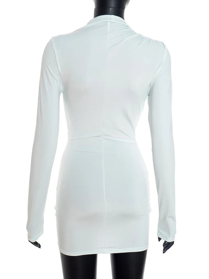 Anila Ruched Mini Dress