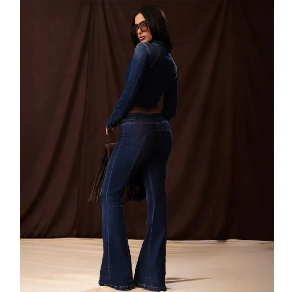 Matilda Flare Denim Set