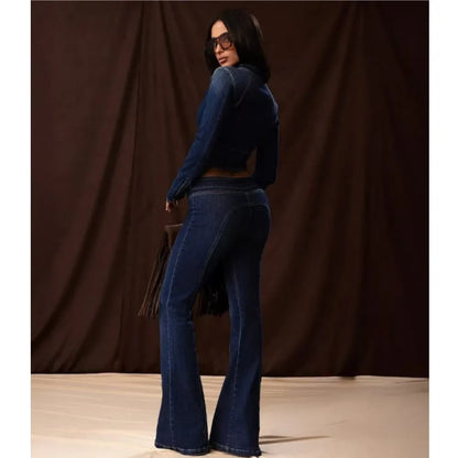 Matilda Flare Denim Set