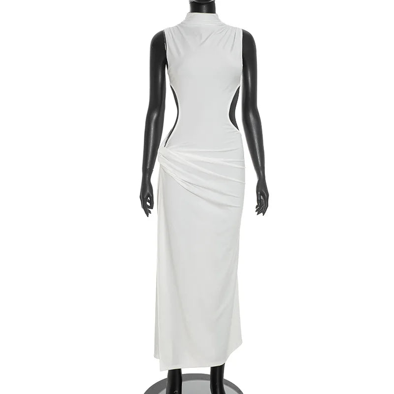 Robin Cutout Ruched Maxi Dress