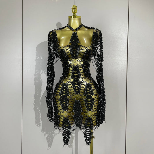 Metal Mini Dress