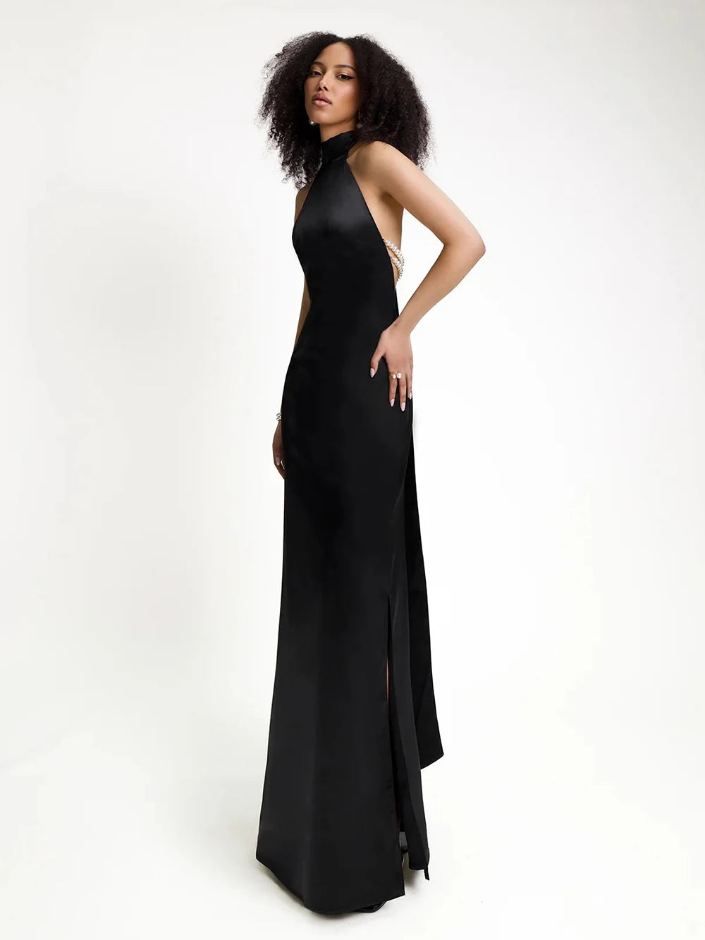 Gala Beaded Maxi Dress