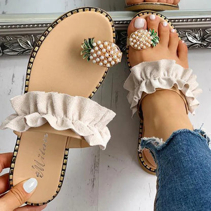 Pineapple Pearl Bohemian Sandals
