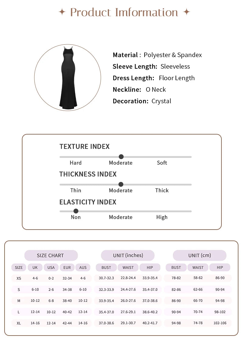 Backless Satin Maxi Dress