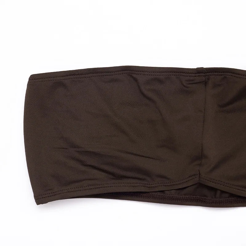 Turtleneck Sheer Chiffon Capris Set