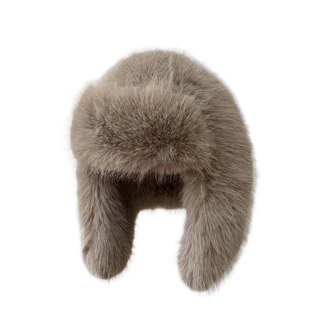 Plush Earflap Fur Hat