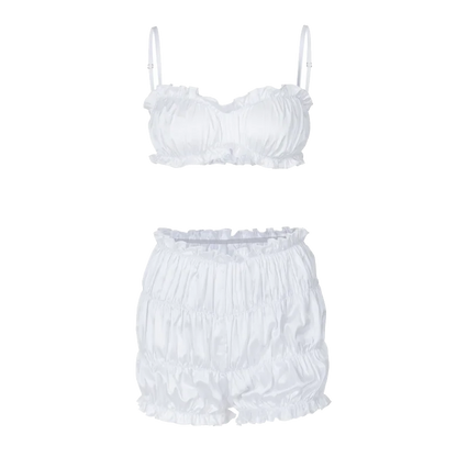 Amie Ruffle Short Set