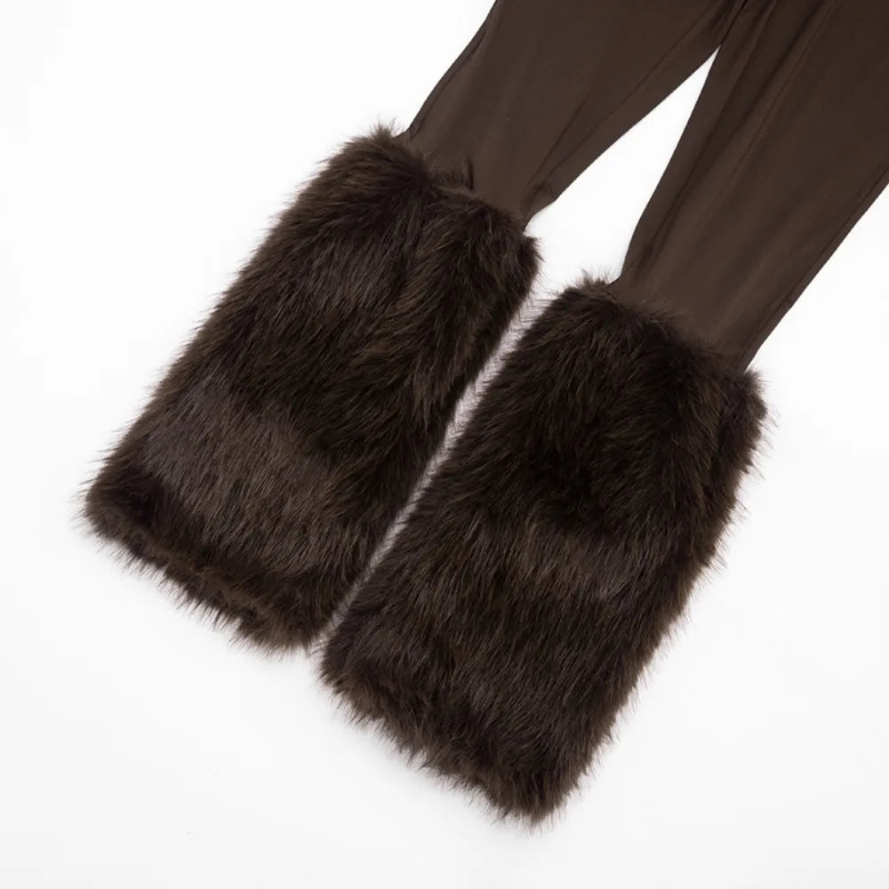 Solange Fur Jumpsuit