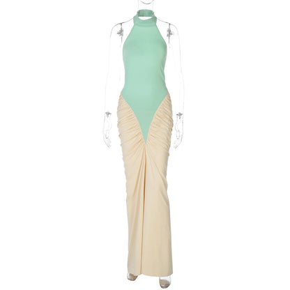 Priscilla Ruched Maxi Dress