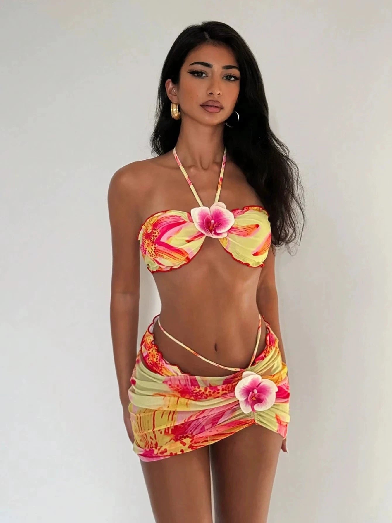 Orchid Waves ikini 3pcs Set