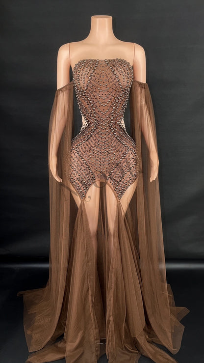 Helena Sheer Maxi Dress