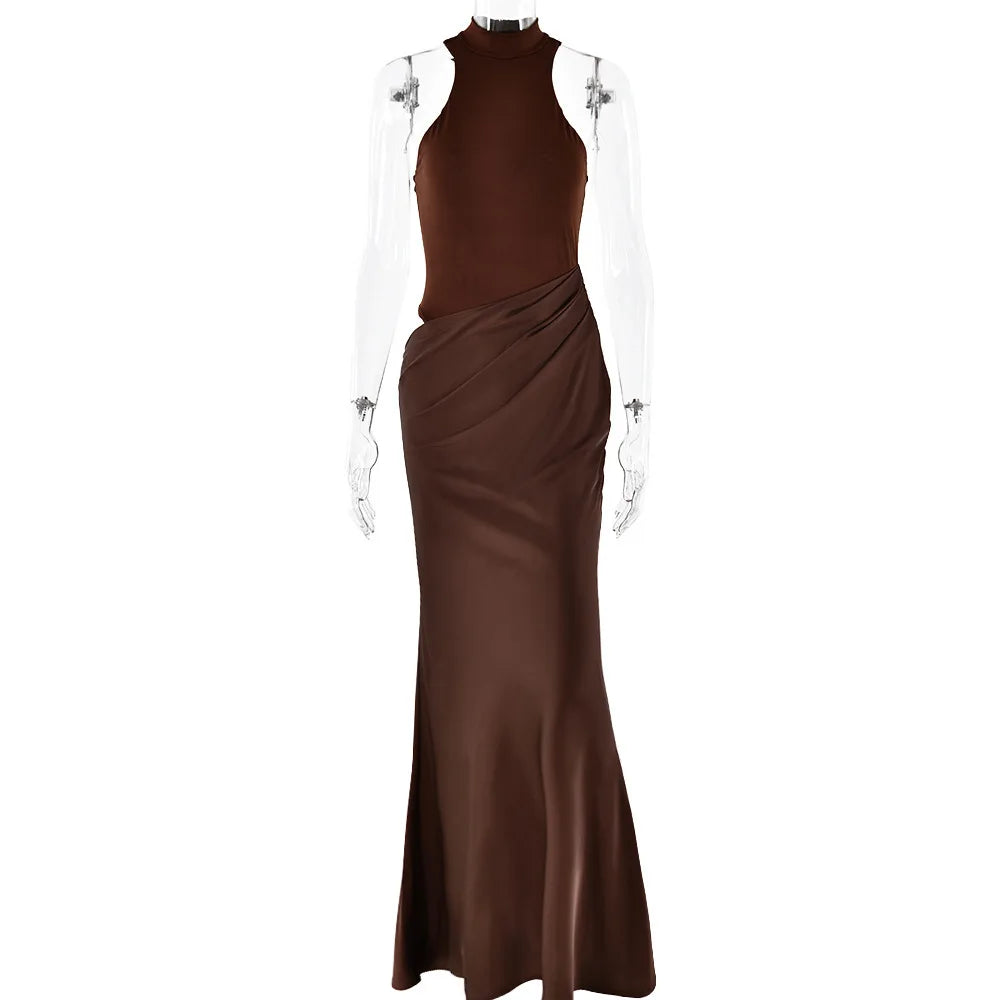 Kassi Turtleneck Maxi Dress