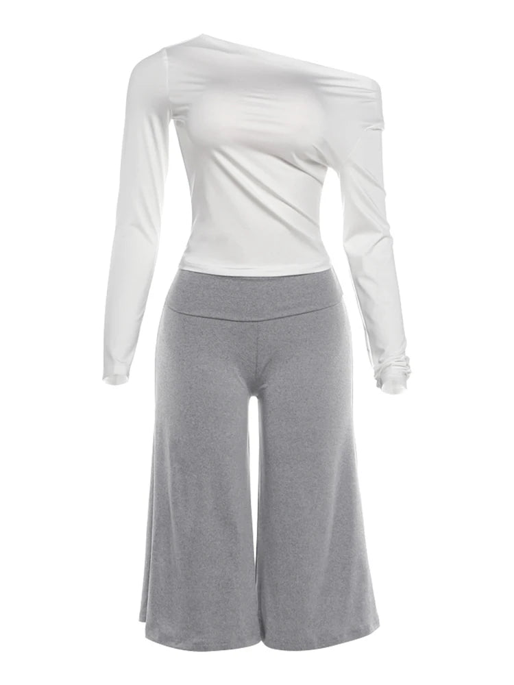 Anita Crop Pants Set
