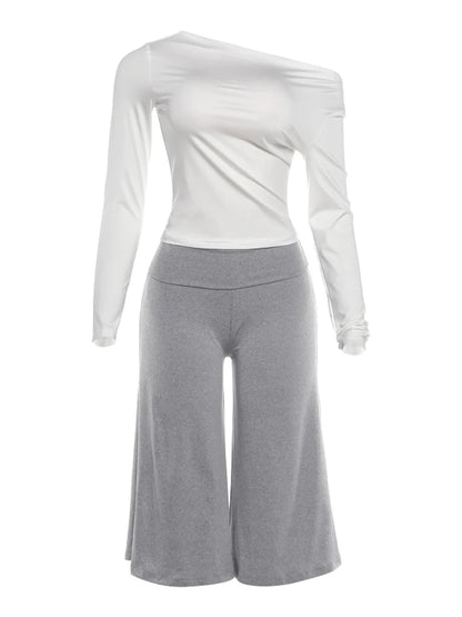 Anita Crop Pants Set