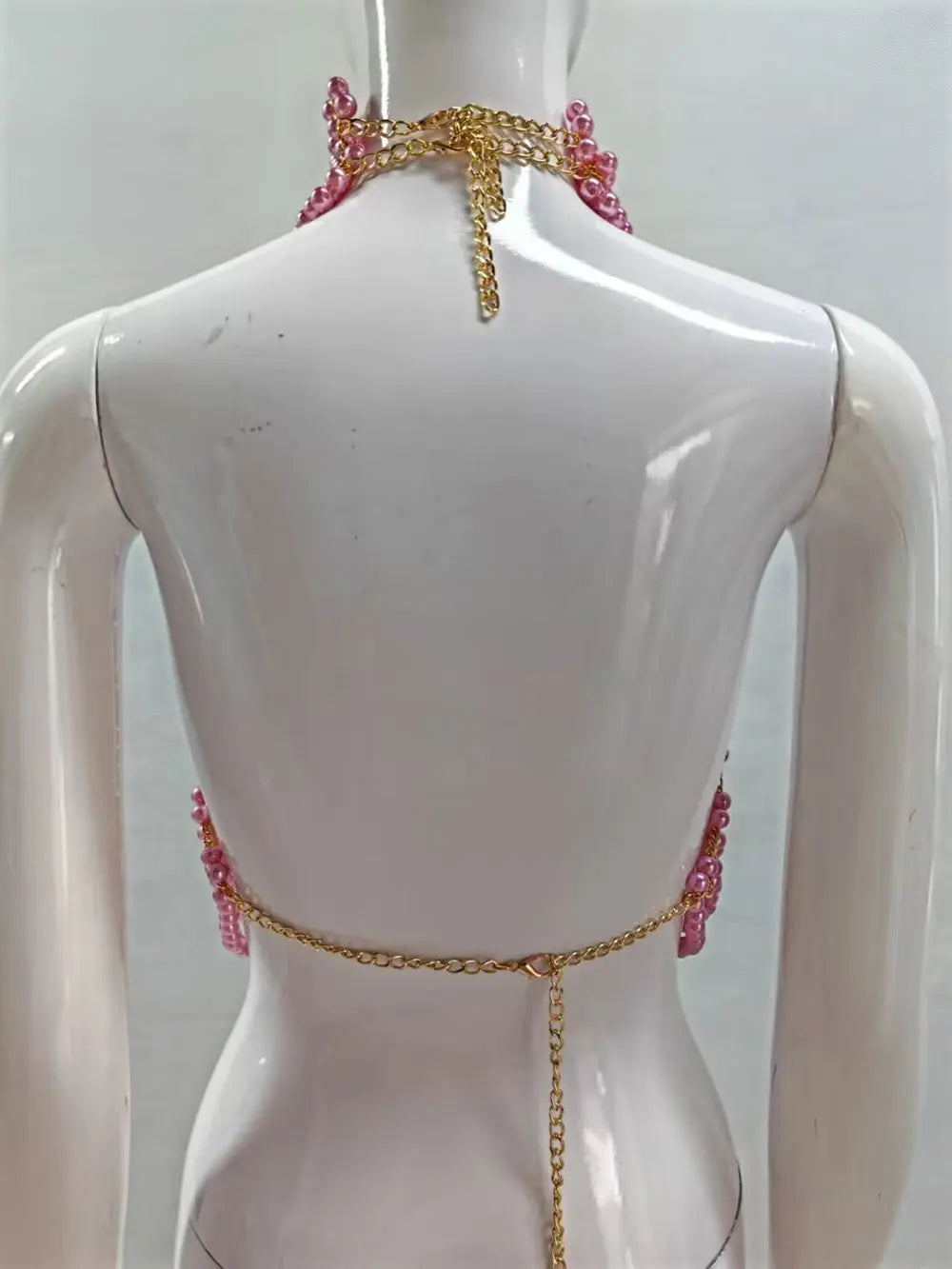 Beaded Pearl Chain Top