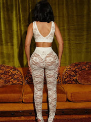 Tashay Mesh Leggings Set