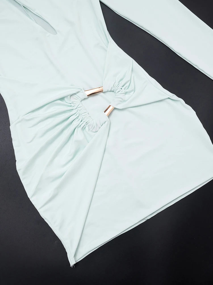 Anila Ruched Mini Dress